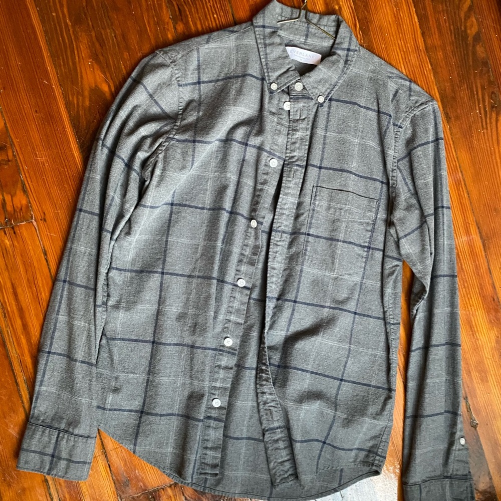 Everlane Men’s Plaid Shirt Size XS